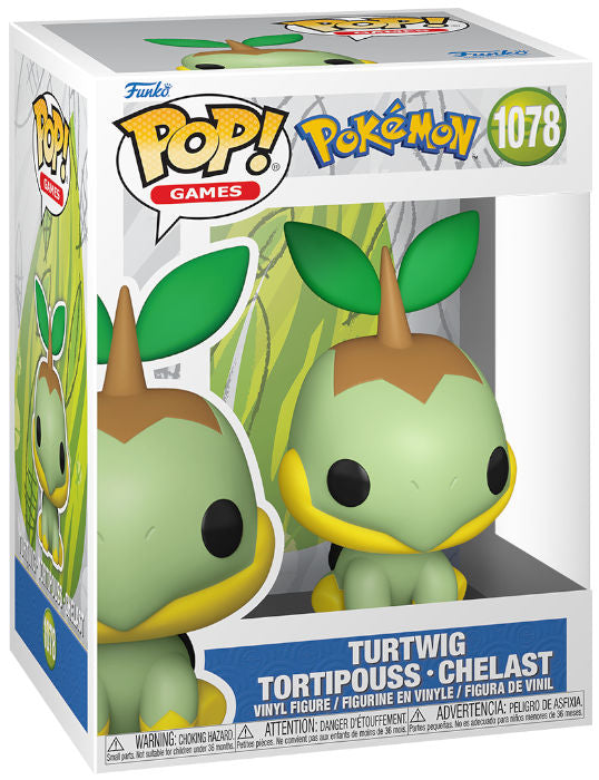 Funko Pop ! Games - Pokémon (1078) Turtwig Vinyl Figure 9cm