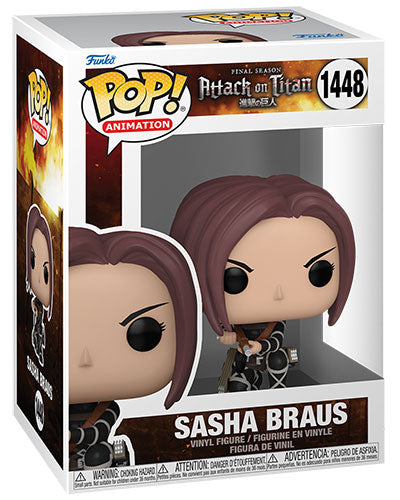 Funko Pop ! Animation Attack On Titan S5 - (1448) Sasha Braus Figure  9Cm A.O.T.