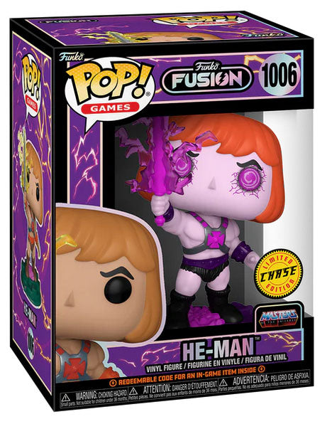 Funko Fusion Pop ! Games Master Of The Universe  (1006) He-Man Chase Figure 9Cm