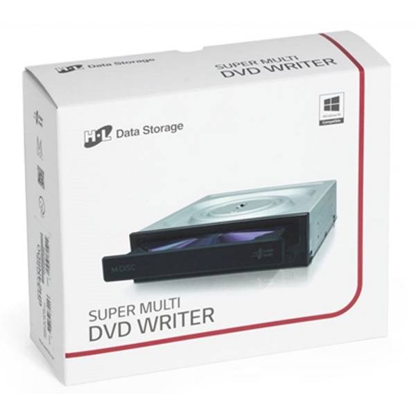 Lg/Hitachi Masterizzatore Dvd Interno Gh24Nsd5 Sata Bulk Lettore Disco Cd Nero