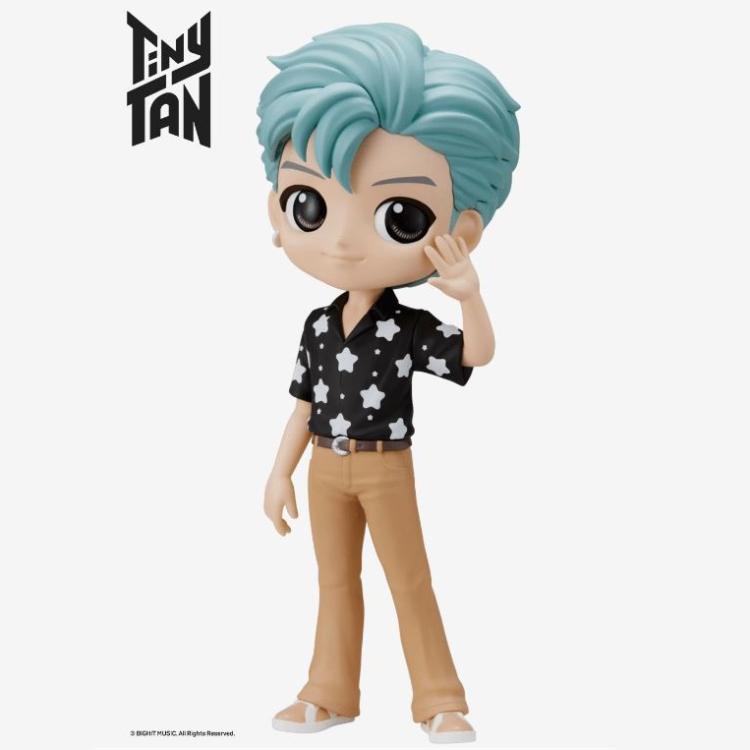 BANPRESTO Q POSKET (BTS) TinyTAN  DINAMITE (BAND COMPLETA) STATUETTE FIGURE PVC