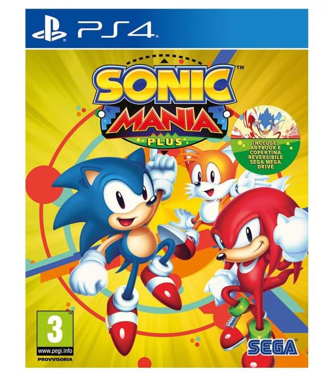 Sonic Mania Plus Ps4 Gioco Playstation 4 Italiano Videogioco Nuovo Sigillato