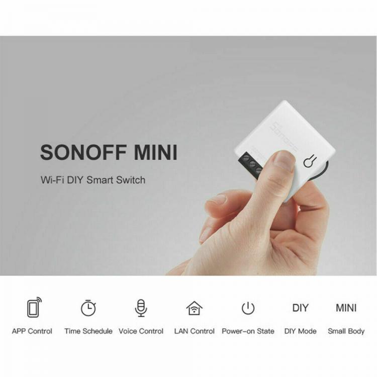 Sonoff 2Pz Mini R2 Switch Smart Diy Wifi Interruttore Intelligente Google Alexa
