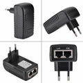 ALIMENTATORE POE 48V 1a ETHERNET ADATTATORE LAN PER PHONE IP TELECAMERA ANTENNE