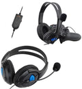Cuffie Compatibili XL Gaming Per Playstation 4 PS4 - PC Cuffia Con Microfono HSB