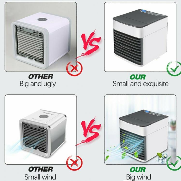 Mini Condizionatore Portatile Ventilatore Tavola Climatizzatore Ad Acqua Ghiacci