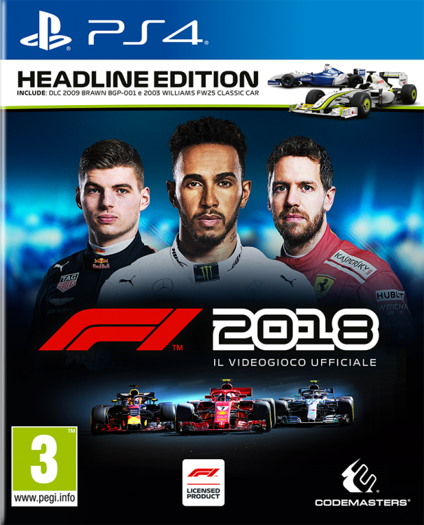F1 2018 - Headline Edition Ps4 Videogioco Italiano Formula 1 Playstation 4 2019