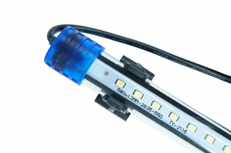Barra Led Lampada Neon Per Acquario Impermeabile Immersione Luce BIANCA 20cm