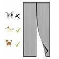 Zanzariera Magnetica 140X240 Tenda Per Porte Finestre Universale Calamita - Nera