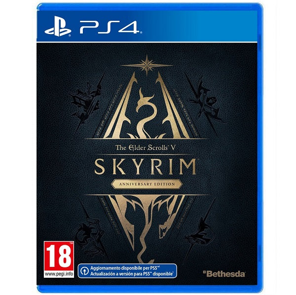 The Elder Scrolls V Skyrim - Anniversary Edition Ps4 Gioco Eu Multilingua Up Ps5 DE