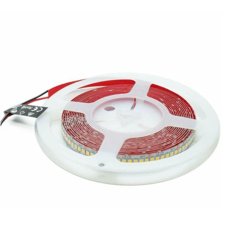 Strip 5M Striscia 600 Led 2835 61W 24V Bobina 5 Mt Biadesiva | Luce Calda 3000K