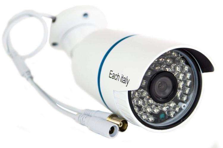 Telecamera AHD Bullet 48 Led 3,6 mm Esterno 4 Mpx 1080P Videosorveglianza