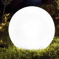 Lampada Sfera Da Giardino Ø 30Cm Luce Esterno Palla Terra E27 Bianco + Picchetti Illuminazione Sentiero Faro Arredamento Feste