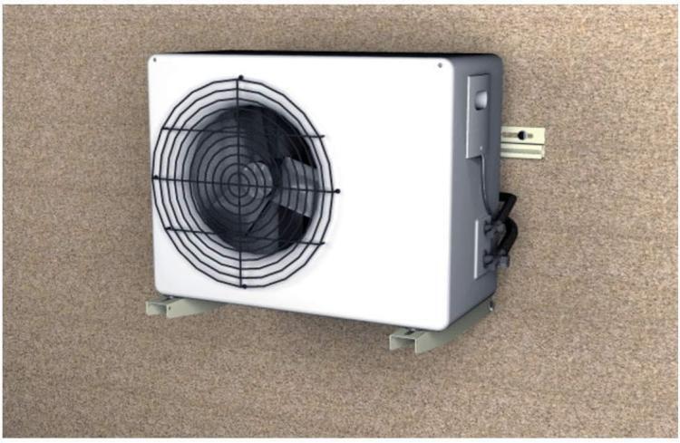 Fischer Staffa Supporto Staffe Condizionatori 9/12000 Btu 100Kg Klima Klik 420