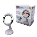 Termozeta - Specchio Luminoso Led Make-Up Pieghevole Trucco Ingrandimento Bianco