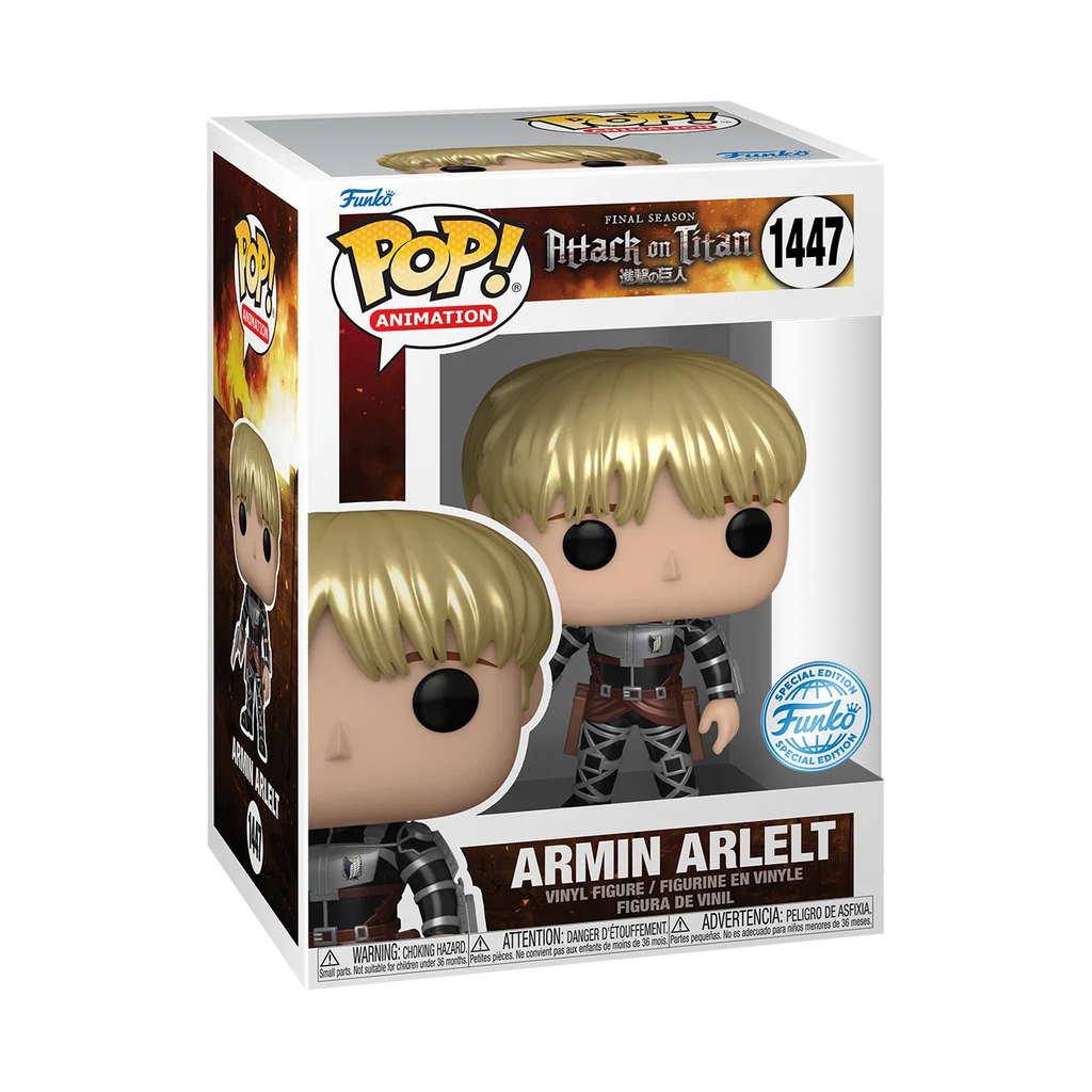 Funko Pop ! Animation Attack On Titan S5 - (1447) Armin Arlert Special Edition