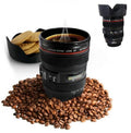 Tazza Per Bevande A Forma Di Obiettivo Macchina Fotografica Reflex Con Coperchio