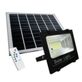 Faro Faretto A Led 25W Smd Con Pannello Solare Sensore Crepuscolare Telecomando