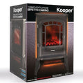 Kooper Caminetto Elettrico Camino Stufa Effetto Fiamma Termoventilatore 2000W