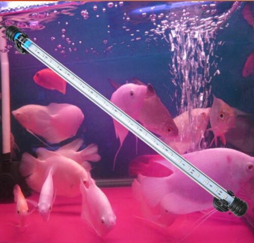 Barra Led Lampada Neon Per Acquario Impermeabile Immersione Luce ROSA 50CM