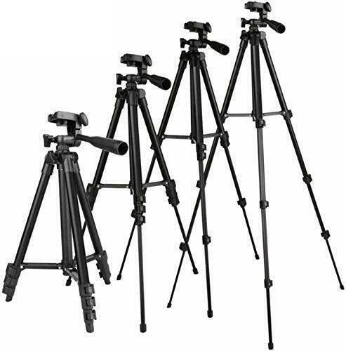 CAVALLETTO TREPPIEDI SMARTPHONE TRIPODE FOTOCAMERA VIDEOCAMERA ALLUMINIO + BORSA