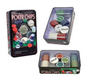 Set Completo 100 Fiches Texas Hold'Em-Poker Black Jack + Dealer Gioco Da Tavolo