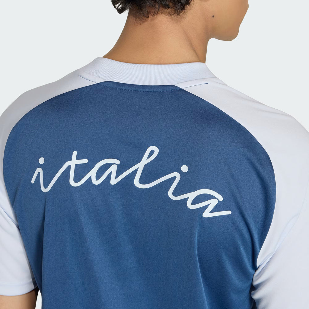 Adidas Maglia Pre-Partita Away Italia 26 JY5634 - Uomo Blu Climacool