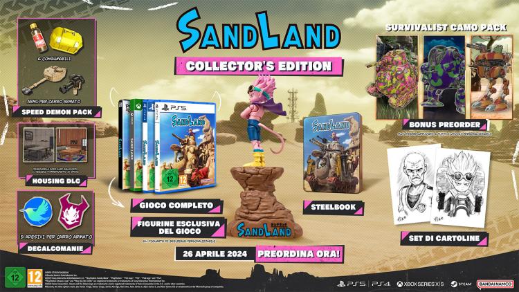 Sand Land Collector' S Edition Ps4 Italiano Playstation 4 Da Collezione Nuovo
