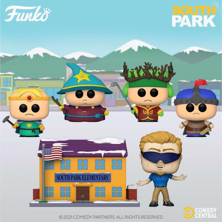 Funko Pop Town 24 South Park Elementary With Pc Principal Vinyl Action Figure