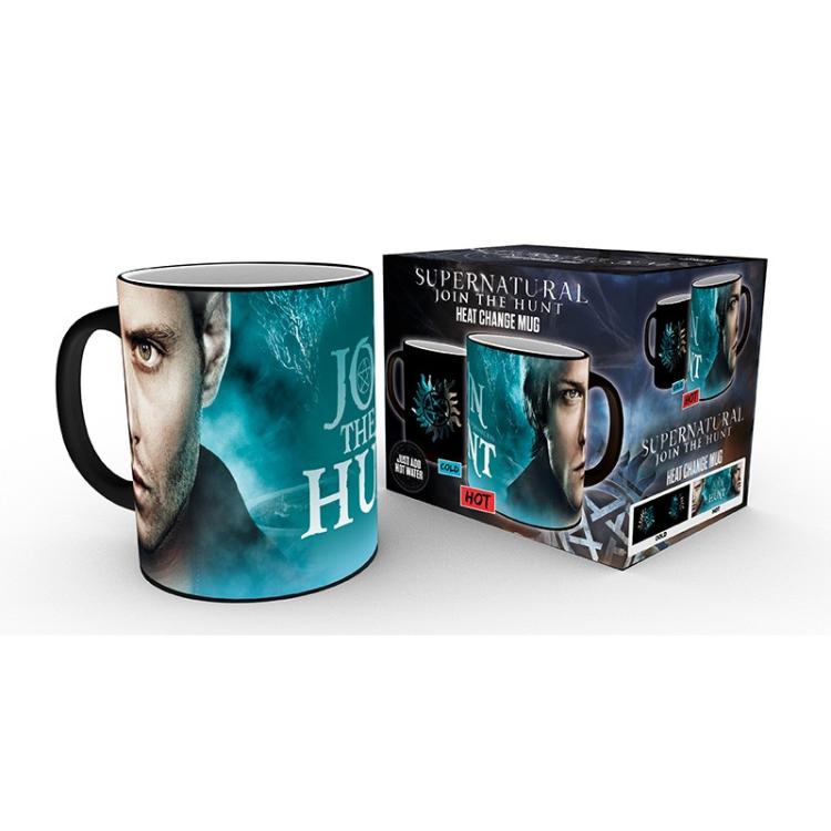 ABYSTYLE TAZZA TERMOSENSIBILE "SUPENATURAL" HEAT CHANGE MUG CAMBIA COLORE 320ML