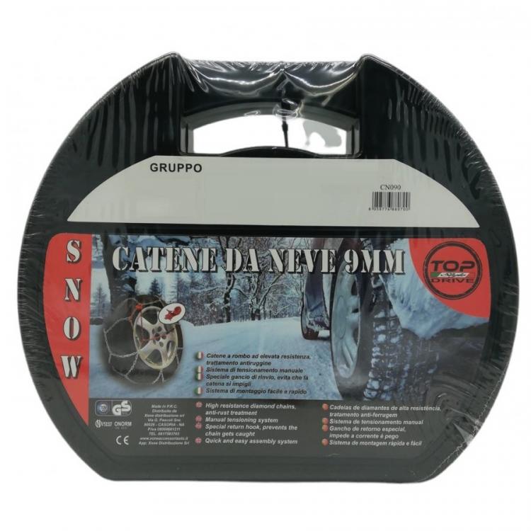 CATENE DA NEVE PER AUTO FURGONE SUV 9mm OMOLOGATE TUV GS-ONORM | GOMME GRUPPO 9