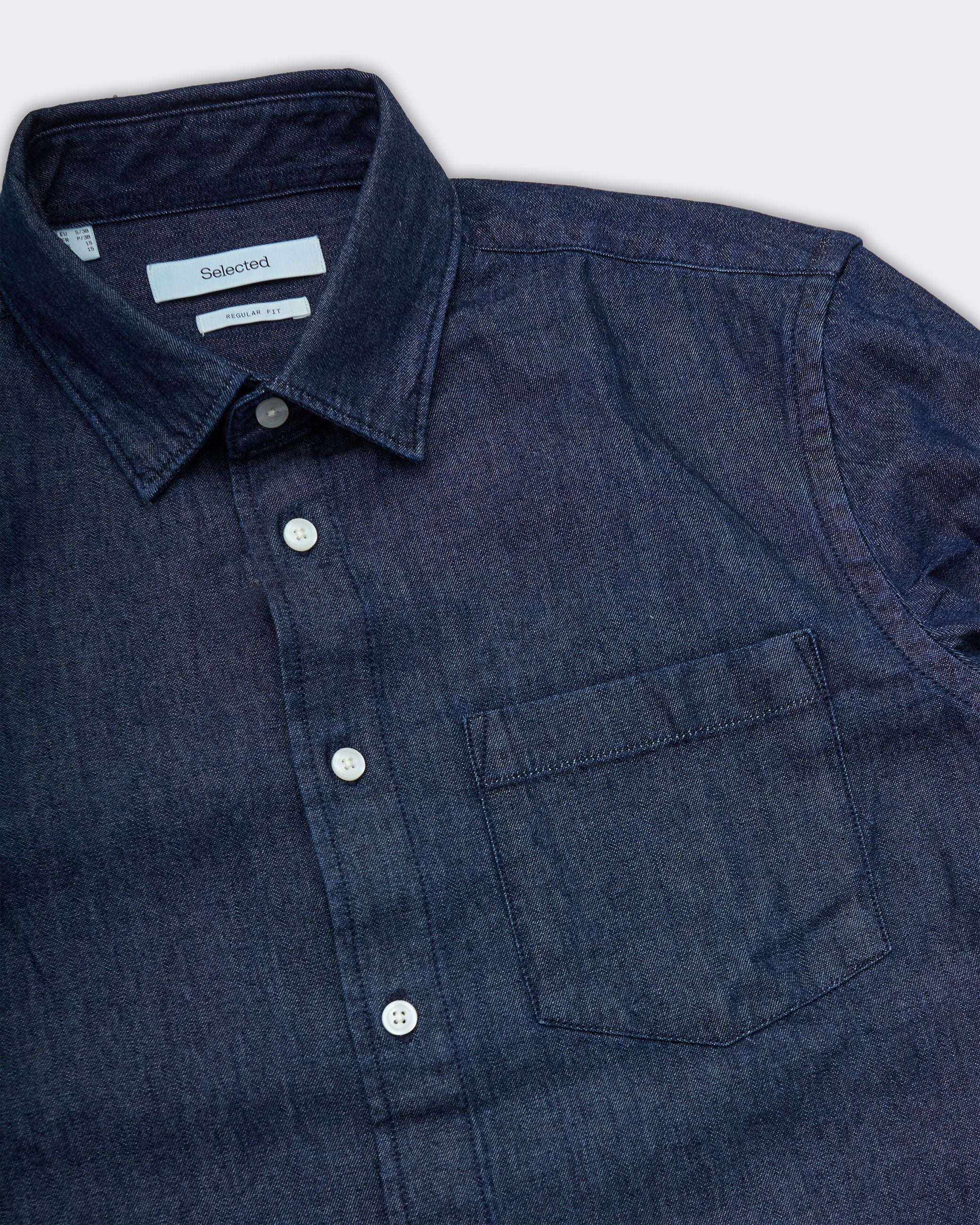Camicia Reg Carlo Denim Dark Blue