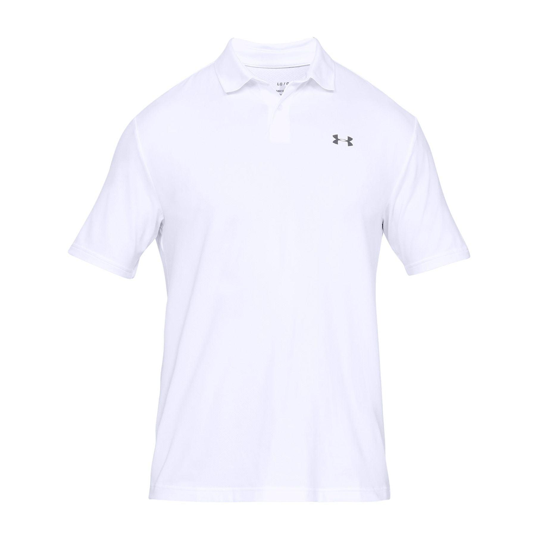 Polo UA Performance 2.0 Uomo Bianco