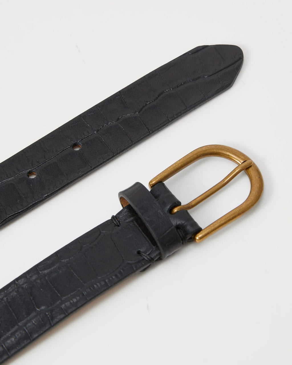 Cintura Calle Leather Nera
