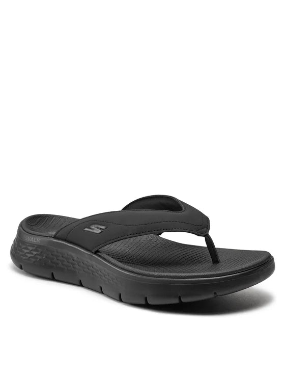 Skechers Go Walk Flex Sandal Vallejo 229202/BBK Nero – Infradito Uomo Goga Mat