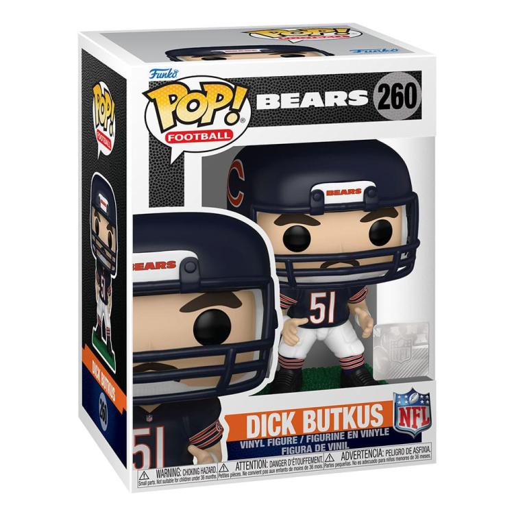 Funko Pop Football Nfl Bears (260) Dick Butkus - Vinyl Figure Statuetta 9Cm