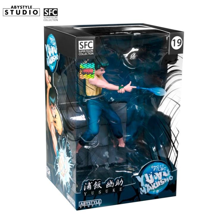 ABYSTYLE SFC: YU YU HAKUSHO: GHOST FILES 19 "YUSUKE" SUPER FIGURE 17CM STATUETTA