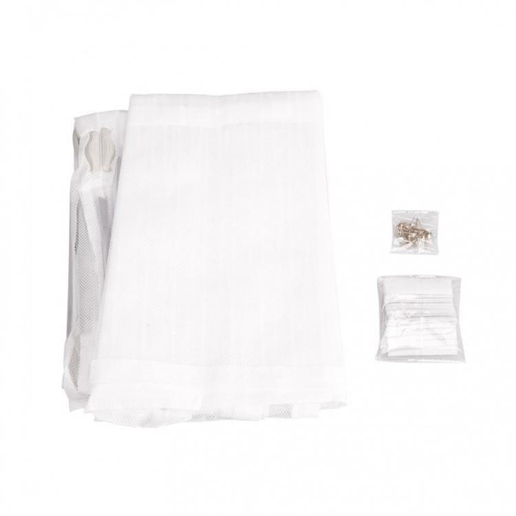 Zanzariera Magnetica 120X240 Tenda Per Porte Finestre Universale Calamita Bianca